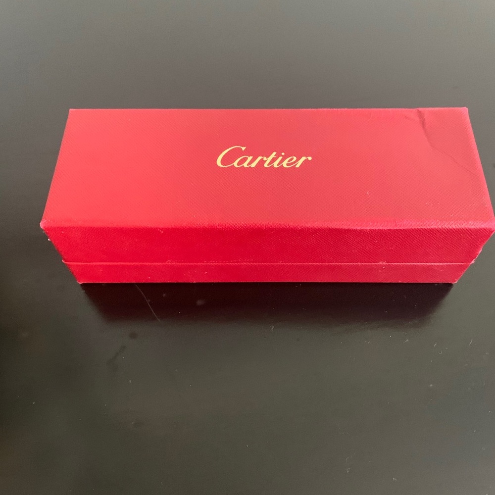 Authentic Cartier Eyeglass case box